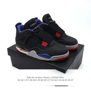 Jordan Air 4 Retro OG Black Cement Men's Basketball Shoes