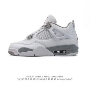 Jordan Air 4 Retro OG Black Cement Men's Basketball Shoes