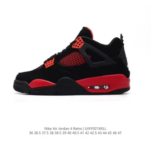 Jordan Air 4 Retro OG Black Cement Men's Basketball Shoes