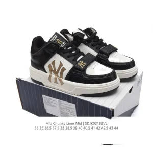 New York Yankees X Mlb Chunky Liner Basic Mid Sneakers for Men and Women