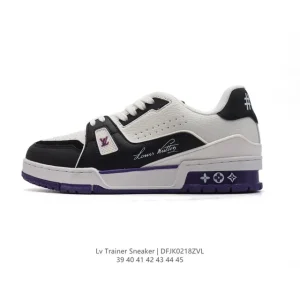 Louis Vuitton Trainer Sneaker Low Canvas Men's Fashion Sneakers