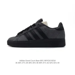 Adidas Neo Grand Court Lazy Egg Collaboration White Sneakers for Men and Women