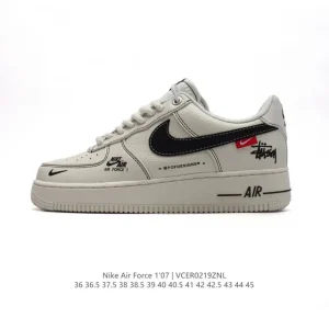 Nike Air Force 1 '07 Low White Leather Sneakers 2025 Year of the Snake Edition