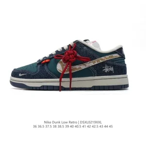 Nike Dunk Low Retro 2025 Snake Year Limited Edition Sneakers with Chinese Knot Laces