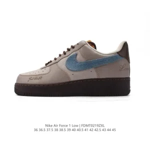 Nike Air Force 1 Low White Leather Casual Sneakers for Men and Women