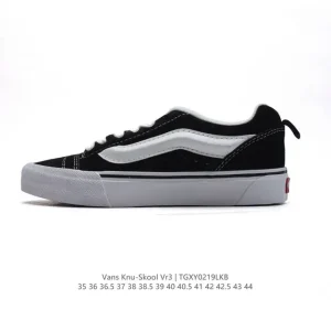 Vans Knu Skool VR3 LX Chunky Leather Retro Skate Shoes