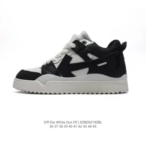 Off-White Out Of Office Low Top Lace-Up Fashion Sneakers