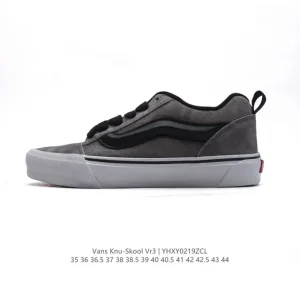 Vans Knu Skool Vr3 Lx Chunky Leather Retro Skate Shoes