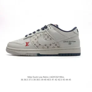 Nike Dunk Low LV Vintage Retro Basketball Skateboarding Shoes