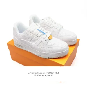Louis Vuitton Trainer Sneaker Low Fashion Thick Sole Canvas Shoes