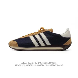 Adidas Originals Country OG Leather Retro Sneakers for Men and Women