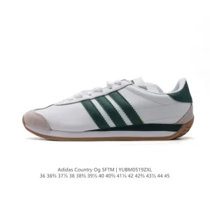 Adidas Originals Country OG Leather Vintage Sneakers for Men and Women
