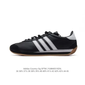 Adidas Originals Country OG Leather Retro Sneakers for Men and Women