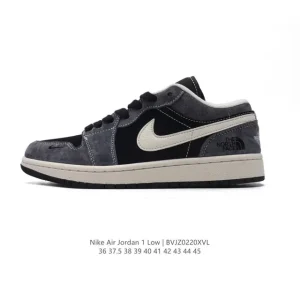 Jordan AJ1 Low North Face Collaboration Retro Basketball Shoes