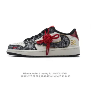 Jordan Air 1 Low OG SP Military Blue Snake Reverse Swoosh 2025 Limited Edition