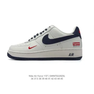 Nike Air Force 1 Low White Leather Casual Sneakers for Men and Women