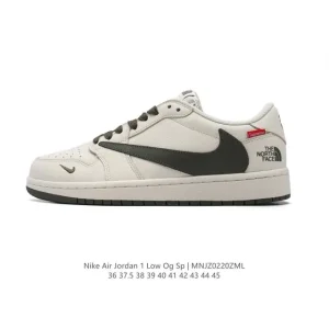 Jordan Air 1 Low Reverse Swoosh Military Blue TS Collaboration Sneaker