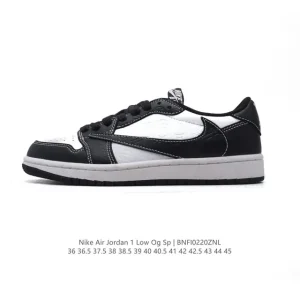 Jordan Air AJ1 Low Military Blue Reverse Swoosh Retro Basketball Shoe