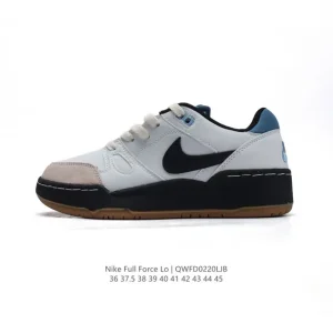 Nike Full Force Low Retro Leather Basketball Sneakers