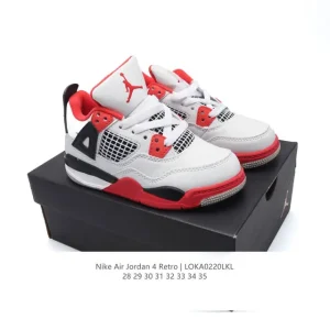 Jordan Air 4 Retro OG Kids Basketball Shoes Bq7669-060