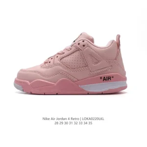 Jordan Kids Air Jordan 4 Retro OG Basketball Shoes for Children