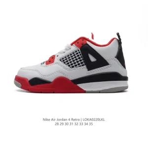 Jordan Air 4 Retro OG Kids Basketball Shoes Bq7669-060