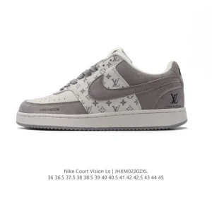 Nike Court Vision Lo Vintage Leather Low Top Sneakers