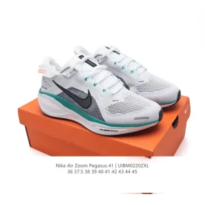 Nike Pegasus 41 Running Shoes with ReactX Foam and Dual Air Zoom Units