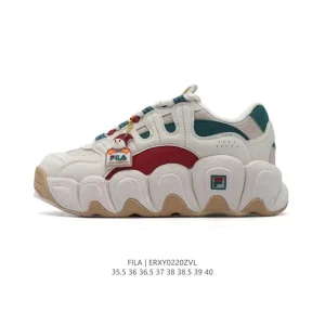 FILA Women's Cat Paw Chunky Sneakers with Breathable Mesh and Retro Design