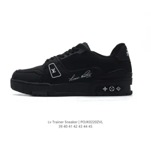 Louis Vuitton Trainer Sneaker Low Men's Fashion Casual Shoes