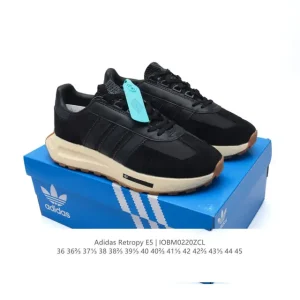 Adidas Retropy E5 Low-Top Classic Sneakers with Boost Technology