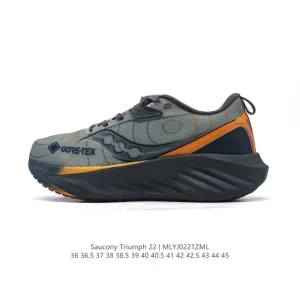 Saucony Triumph 22 Men and Women Running Shoes with Pwrrun+ Cushioning