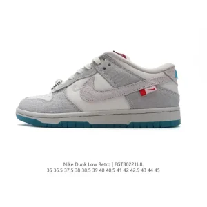 Nike SB Dunk Low Fz5065-111 Skateboarding Shoes with Zoom Air Cushion