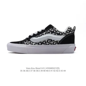 Vans Knu Skool VR3 LX Leather Chunky Sneakers Vintage Skate Shoes