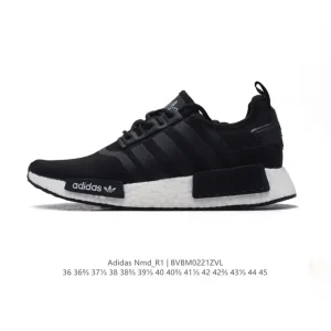 Adidas NMD R1 3M Reflective Knit Sneakers with Boost Cushioning