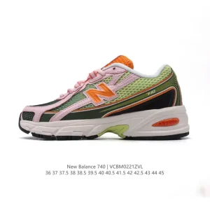 New Balance Mr740 Vintage Grey Blue Running Shoes