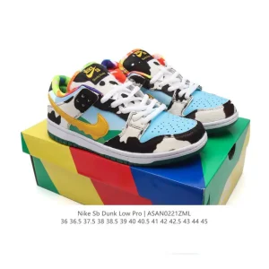Nike SB Dunk Low Pro Vintage Skateboarding Shoes for Men and Women