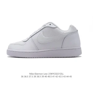 Nike Ebernon Low Unisex Casual Sneakers with Cushioned Insole and Durable Rubber Outsole