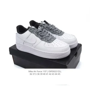 Nike Air Force 1 Low Panda White Black Casual Sneakers