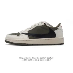 Jordan Military Blue Low Reverse Swoosh AJ1 Retro Basketball Shoes
