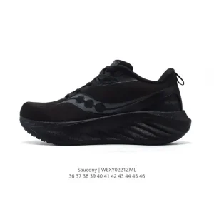 Saucony Triumph 22 Neutral Running Shoes with Pwrrun+ Cushioning