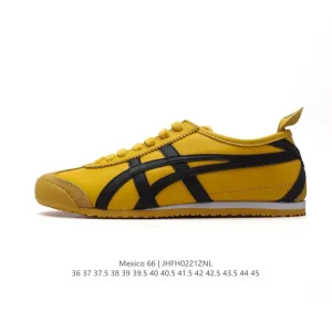 ASICS Onitsuka Tiger Mexico 66 Classic Leather Retro Lifestyle Sneakers