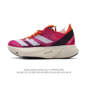 Adidas Adizero Adios Pro 3 Carbon Plate Running Shoes for Men and Women