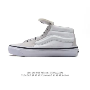 Vans Sk8-Mid Classic Mid-Top Skateboard Shoes for Men and Women