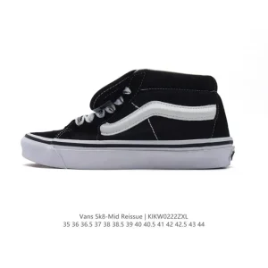 Vans Sk8-Mid Classic Mid-Top Skateboard Shoes for Men and Women
