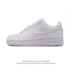 Nike Air Force 1 Low White Casual Sneakers for Men and Women