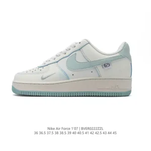 Nike Air Force 1 Low White Leather Casual Sneakers for Men and Women