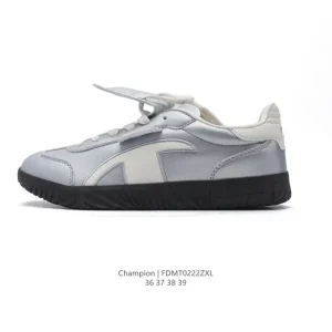 Champion Women's Classic White Platform Sneakers Retro Casual Shoes