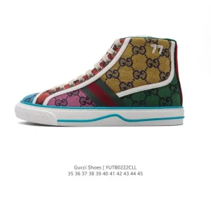Gucci Dopeo 1977 High Top GG Canvas Sneakers for Men