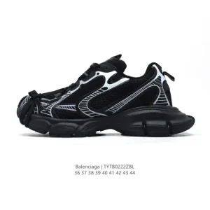 Balenciaga 3XL Sneaker Vintage Mesh Low Top Lace Up Running Shoe